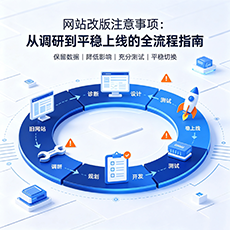 紫阳建站-网站改版注意事项：从调研到平稳上线的全流程指南