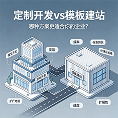 安康建站-定制开发vs模板建站：哪种方案更适合你的企业？