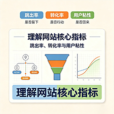 安康建站-理解网站核心指标：跳出率、转化率与用户粘性